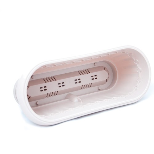 Кашпо Флавия овальное №2 с застегивающимся поддоном, серо-розовый Кашпо Флавия овальное №2 с застегивающимся поддоном, серо-розовый