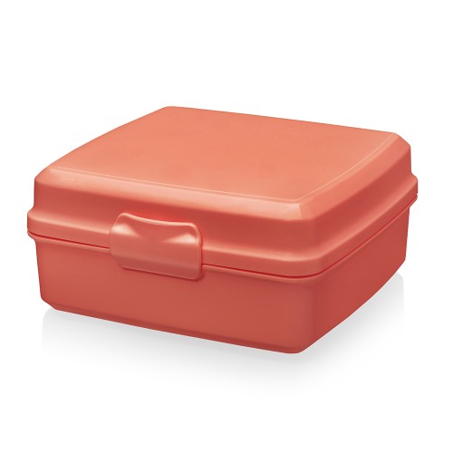 Контейнер пищевой Snack Box (коралловый) Контейнер пищевой Snack Box (коралловый)