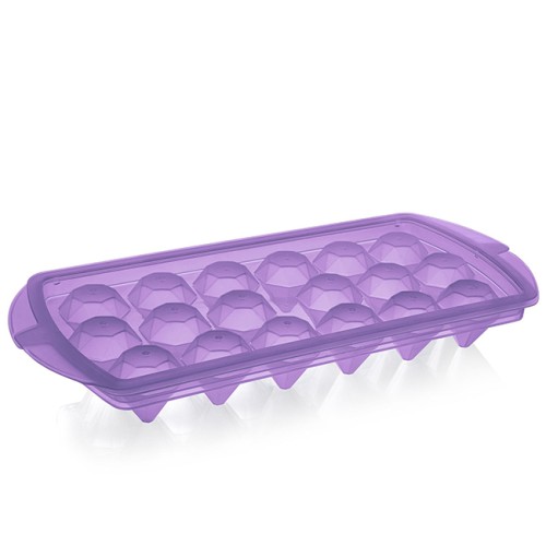 Форма для льда «Алмаз» Эльфпласт (прозрачно-фиолетовая, EP592-1)