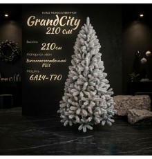 Елка искусственная заснеженная 210 см (5С69-Т70) GrandCity