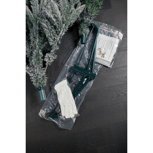 Елка искусственная заснеженная Арона 150 см GrandCity