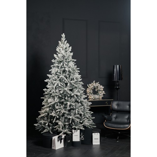 Елка новогодняя заснеженная Арона 210 см GrandCity