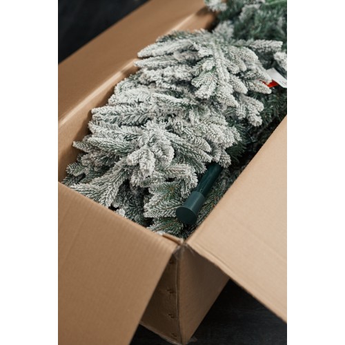 Елка новогодняя заснеженная Арона 210 см GrandCity