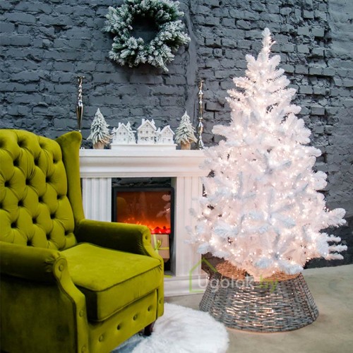 Елка искусственная белая LUX 250 см GrandCity