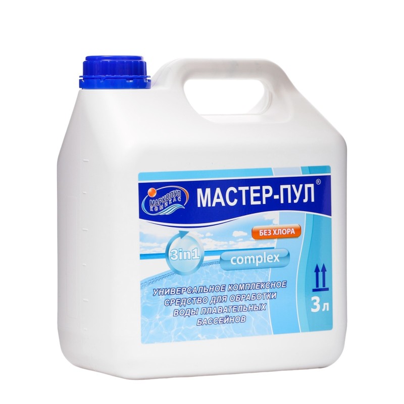 Средство для комплексной обработки воды Мастер-Пул 3 л (99001) 99001 купить в Минске - интернет-магазин Ugolok.by