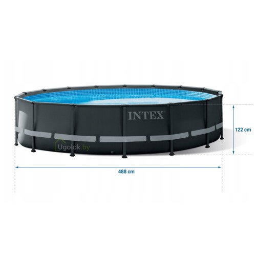 Бассейн каркасный Intex Ultra XTR 488x122 см (26326NP) Бассейн каркасный Intex Ultra XTR 488x122 см (26326NP)