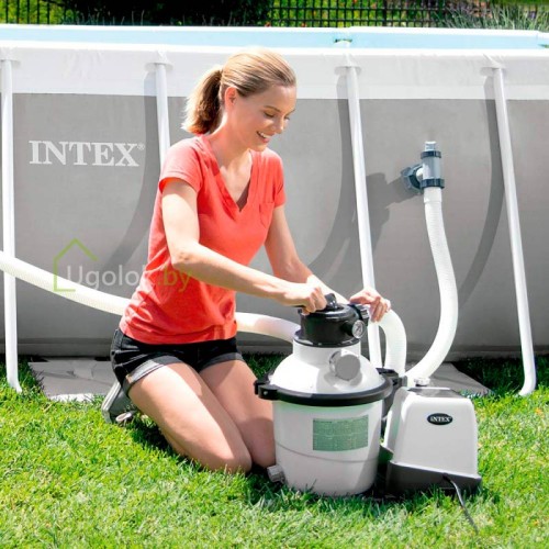Бассейн Intex Ultra XTR с волейбольной сеткой 732x366x132 см 26368 Бассейн Intex Ultra XTR с волейбольной сеткой 732x366x132 см 26368