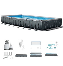 Бассейн Intex Ultra XTR с волейбольной сеткой 975x488x132 см 26378