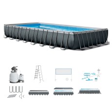 Бассейн Intex Ultra XTR с волейбольной сеткой 975x488x132 см 26378