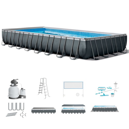 Бассейн Intex Ultra XTR с волейбольной сеткой 975x488x132 см 26378