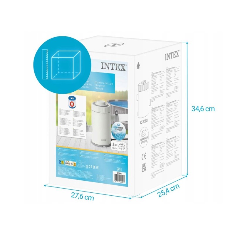 Фильтр-насос картриджный Intex 1250 л/ч (26602) 26602 - фото 2 | Ugolok.by