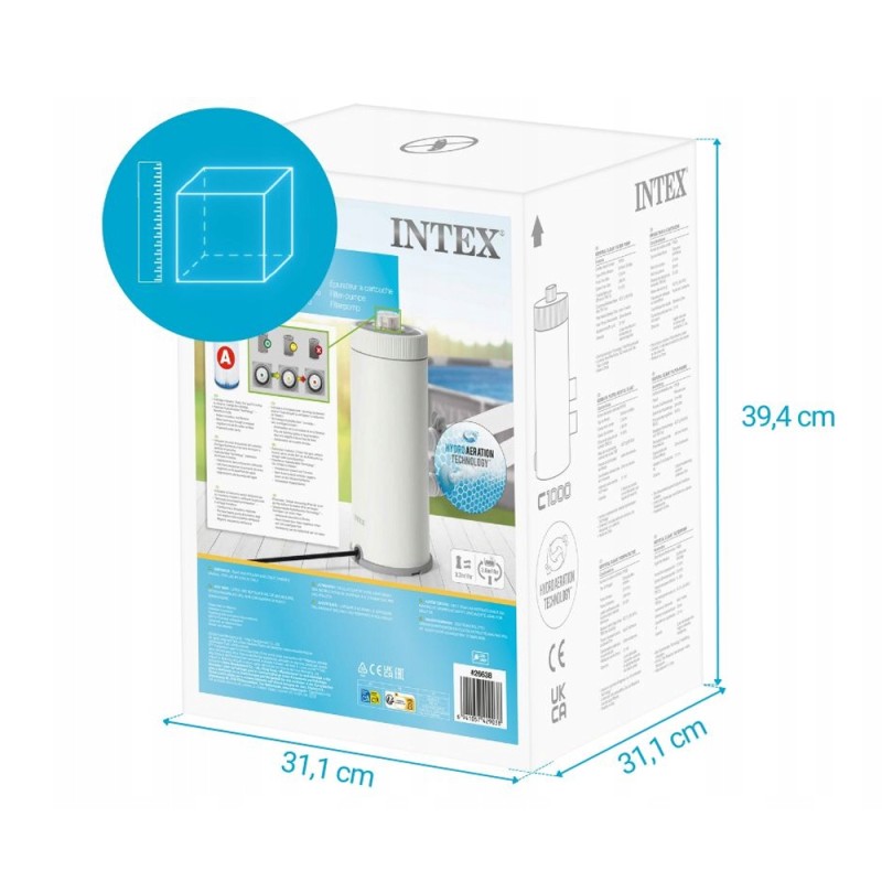 Фильтр-насос картриджный Intex 3785 л/ч (26638) 26638 - фото 6 | Ugolok.by