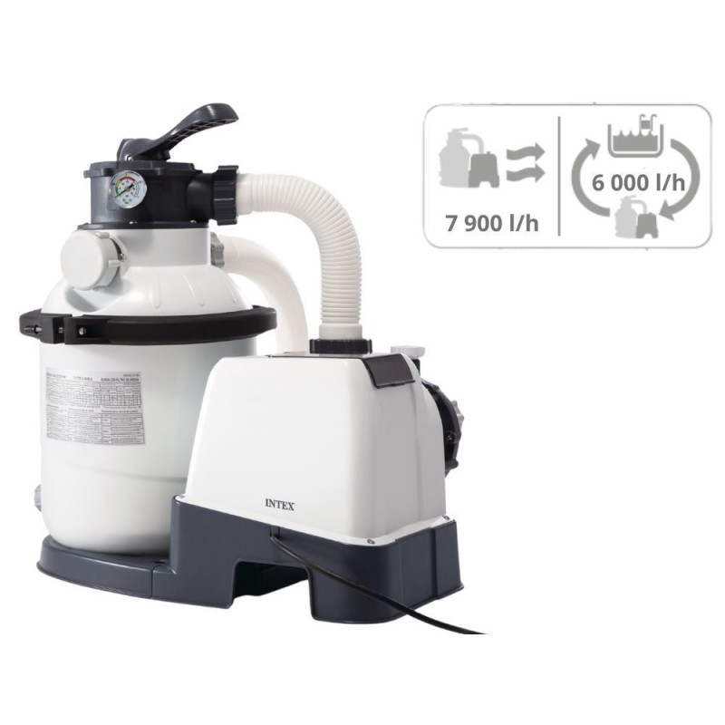 Песочный фильтр-насос Intex SX2100 Pluswith WiFi, 26656 26656 - фото 3 | Ugolok.by