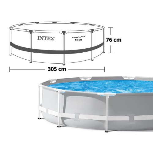 Бассейн каркасный Intex Prism Frame с фильтр-насосом 305x76 см (26702NP)
