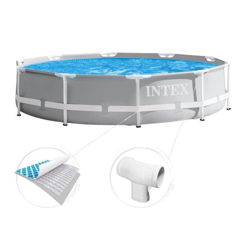 Бассейн каркасный Intex Prism Frame с фильтр-насосом 305x76 см (26702NP) 26702 - фото 4 | Ugolok.by