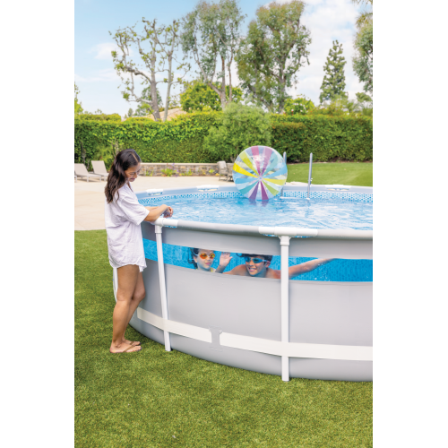Каркасный бассейн Intex Prism Frame Clearview 26722 (427х107)