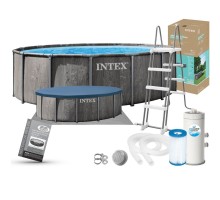Каркасный бассейн Intex Greywood Prism Frame 457x122 см (26742)