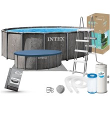 Каркасный бассейн Intex Greywood Prism Frame 457x122 см (26742)