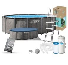 Каркасный бассейн Intex Greywood Prism Frame 457x122 см (26742)