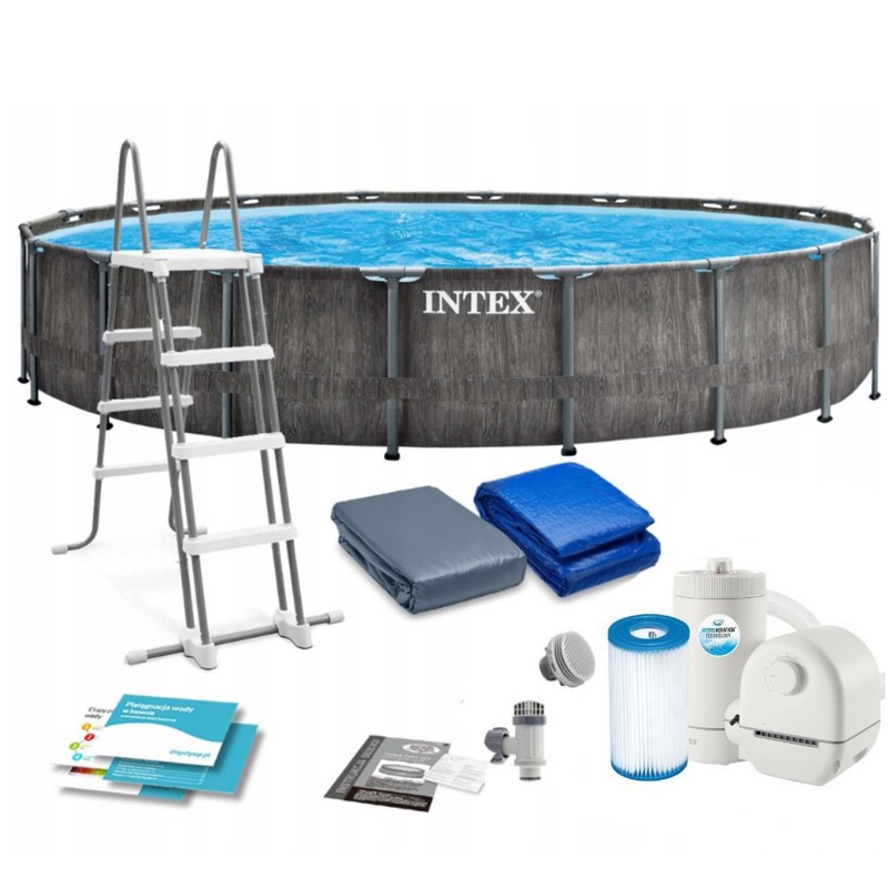 Каркасный бассейн Intex Greywood Prism Frame 549x122 см (26744) 26744 купить в Минске - интернет-магазин Ugolok.by