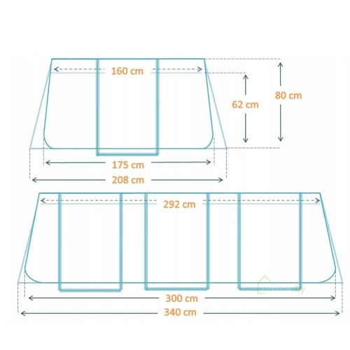 Бассейн каркасный Intex Prism Frame 300x175x80 см (26784NP) Бассейн каркасный Intex Prism Frame 300x175x80 см (26784NP)