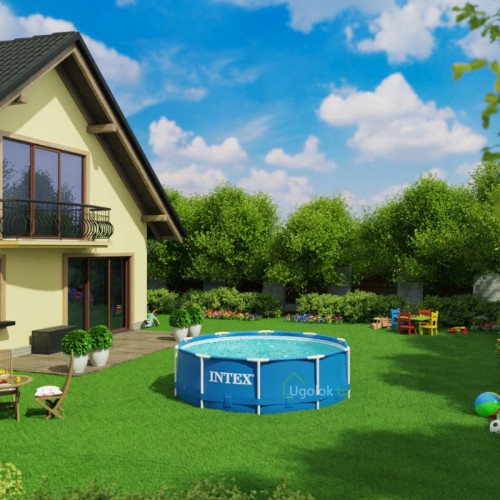 Бассейн каркасный Intex Metal Frame с фильтр-насосом 305x76 см (28202 NP) Бассейн каркасный Intex Metal Frame с фильтр-насосом 305x76 см (28202 NP)