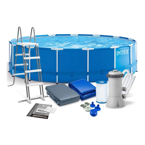 Бассейн каркасный Intex Metal Frame 457x122 см (28242NP)