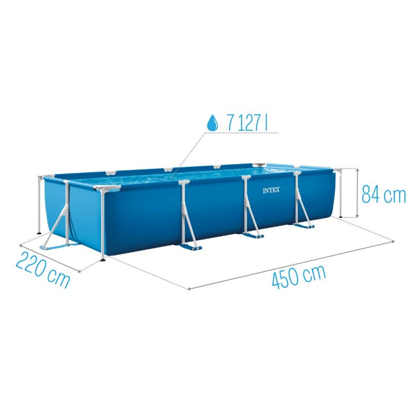 Бассейн каркасный Intex 450x220x84 см (28273NP) 28273 - фото 3 | Ugolok.by