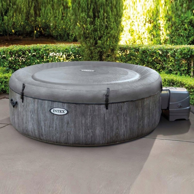 Надувной бассейн джакузи (СПА-бассейн) Intex Greywood Deluxe 196x71 см (28440GN) 28440GN - фото 7 | Ugolok.by