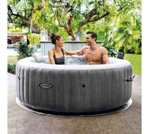 Бассейн-джакузи Intex Greywood Deluxe 196x71 см (28440GN) Бассейн-джакузи Intex Greywood Deluxe 196x71 см (28440GN)