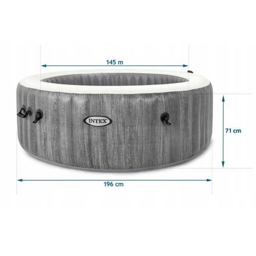 Бассейн-джакузи Intex Greywood Deluxe 196x71 см (28440GN)