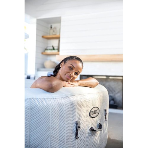 Надувной бассейн-джакузи Intex PureSpa Chevron Deluxe 6 мест (195x195x71 см) Надувной бассейн-джакузи Intex PureSpa Chevron Deluxe 6 мест (195x195x71 см)