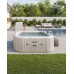 Надувной бассейн-джакузи Intex PureSpa Chevron Deluxe 4 места (175x175x71 см)