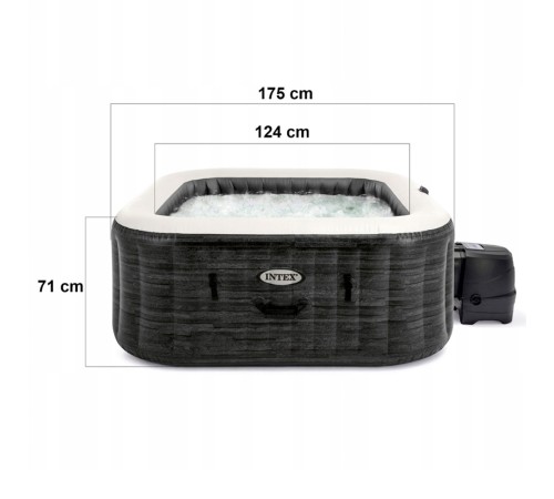 Бассейн-джакузи Intex Greystone Deluxe 175x71 (28450) Бассейн-джакузи Intex Greystone Deluxe 175x71 (28450)