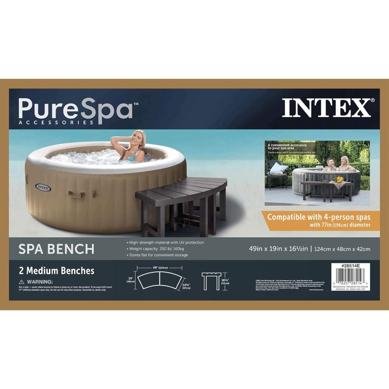 Скамейка для бассейна джакузи Intex 28514 28514 - фото 4 | Ugolok.by