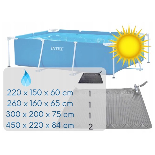 Нагреватель воды для бассейна солнечный Intex 120x120 см (28685) Нагреватель воды для бассейна солнечный Intex 120x120 см (28685)