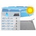 Нагреватель воды для бассейна солнечный Intex 120x120 см (28685)