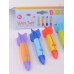 Набор пластиковых игрушек "Торпеды 4 шт" для ныряния в бассейне, 55508