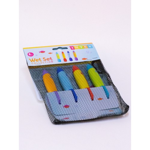 Набор пластиковых игрушек "Торпеды 4 шт" для ныряния в бассейне, 55508