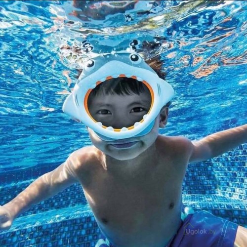 Маска для ныряния Акула Intex 55915 Fun Masks для детей 3-8 лет