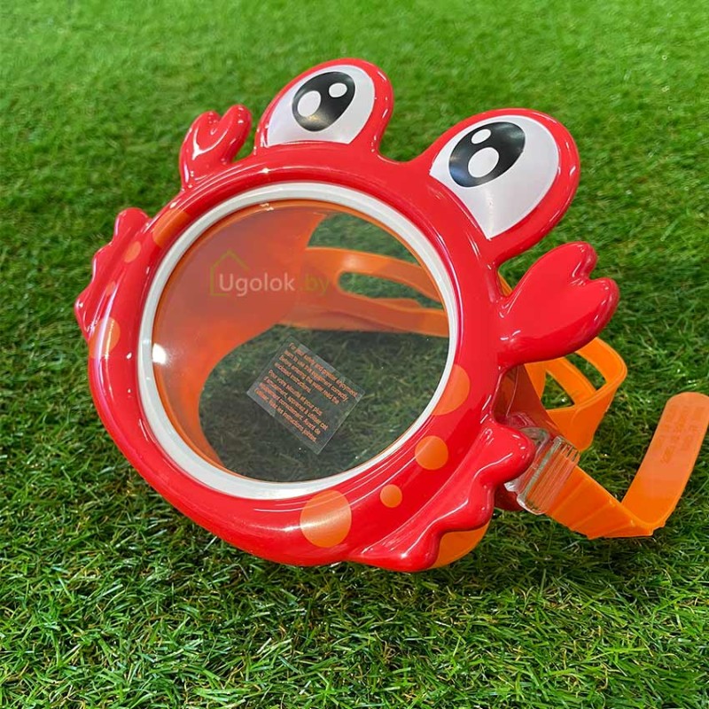 Маска для ныряния Крабик Intex 55915 Fun Masks для детей 3-8 лет