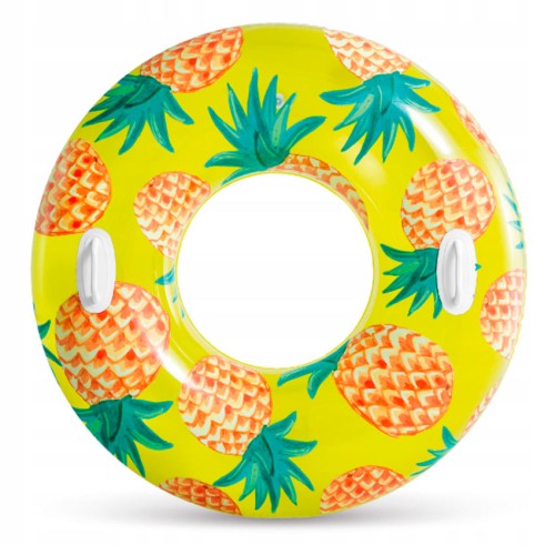 Надувной круг Тропический фрукт 107см INTEX 56261 (ананас)
