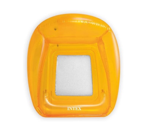 Шезлонг для плавания Intex 56802 104х102см (оранжевый) Шезлонг для плавания Intex 56802 104х102см (оранжевый)