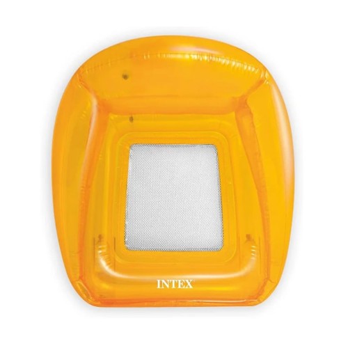 Шезлонг для плавания Intex 56802 104х102см (оранжевый)