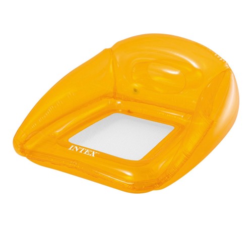 Шезлонг для плавания Intex 56802 104х102см (оранжевый) Шезлонг для плавания Intex 56802 104х102см (оранжевый)