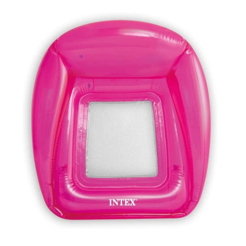 Шезлонг для плавания Intex 56802 104х102см (розовый) 56802-1 - фото 2 | Ugolok.by