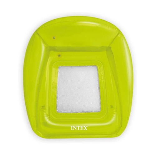 Шезлонг для плавания Intex 56802 104х102см (салатовый)