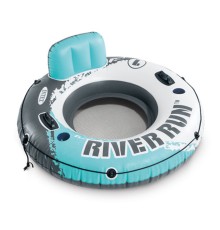 Надувной круг со спинкой Intex River Run 135 см (56825EU) бирюза