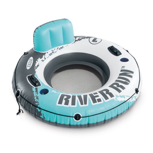 Надувной круг со спинкой Intex River Run 135 см (56825EU) бирюза Надувной круг со спинкой Intex River Run 135 см (56825EU) бирюза