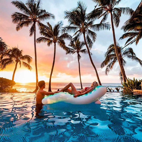 Шезлонг-кресло для плавания Intex Splash Lounge 56874 199х99см